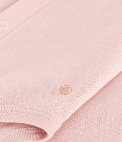 Body manches longues à collerette en coton bébé