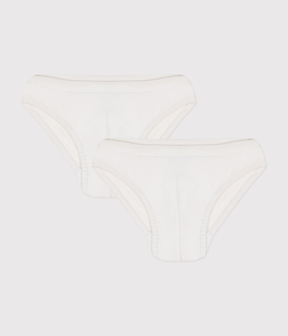 Lot de 2 slips unis en coton enfant – F