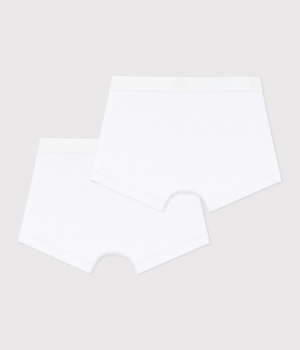 Lot de 2 boxers blancs petit garçon – D