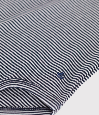 Body manches longues rayé à col en coton bébé