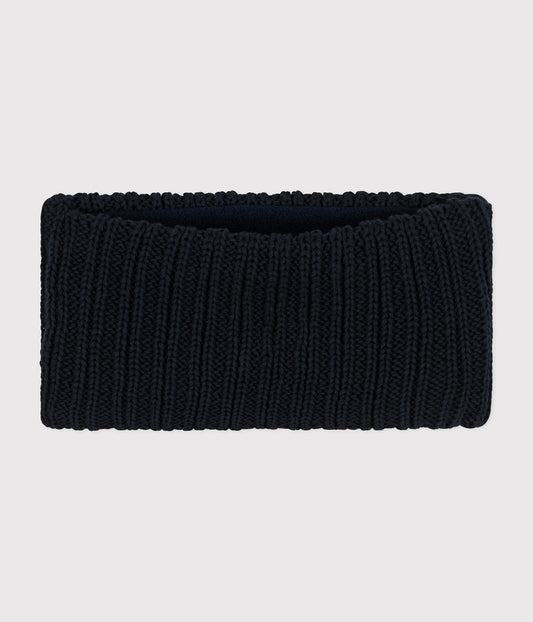 Snood en tricot doublé en polaire bébé