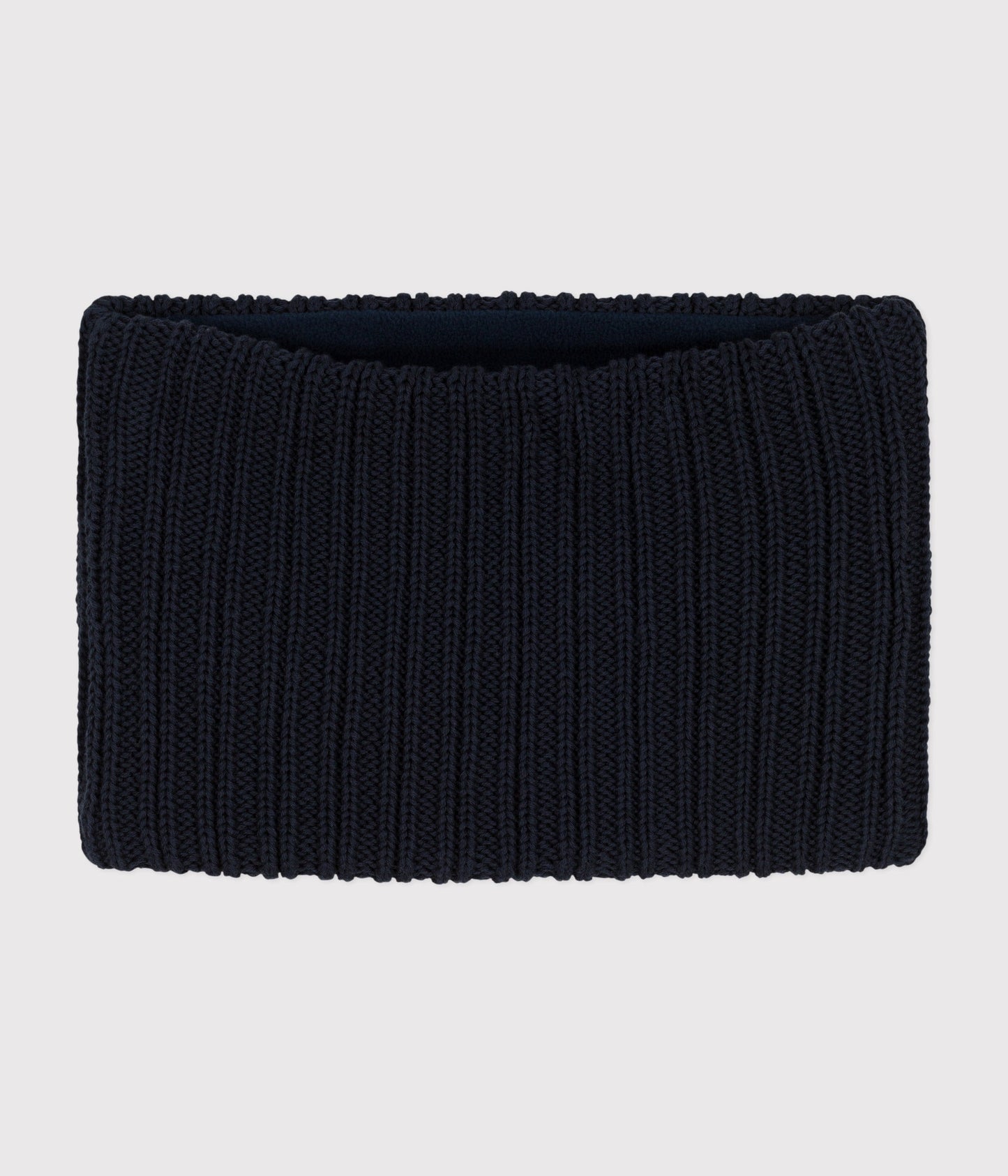Snood en tricot doublé en polaire enfant