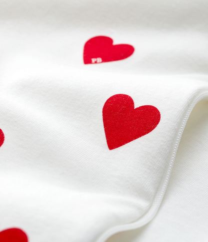 Gigoteuse bébé en coton à cœurs TOG 2