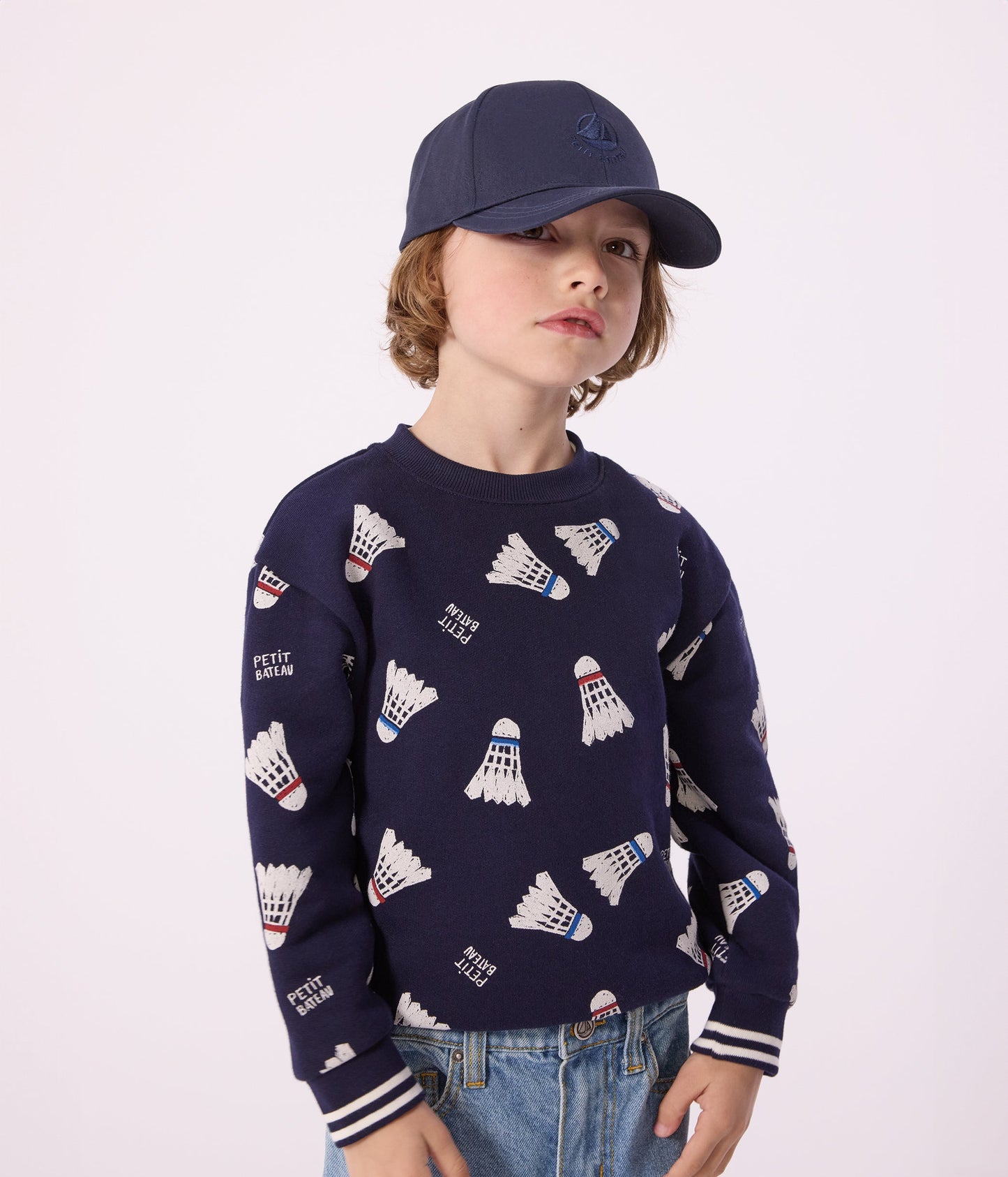 Casquette enfant unie bleu – J2