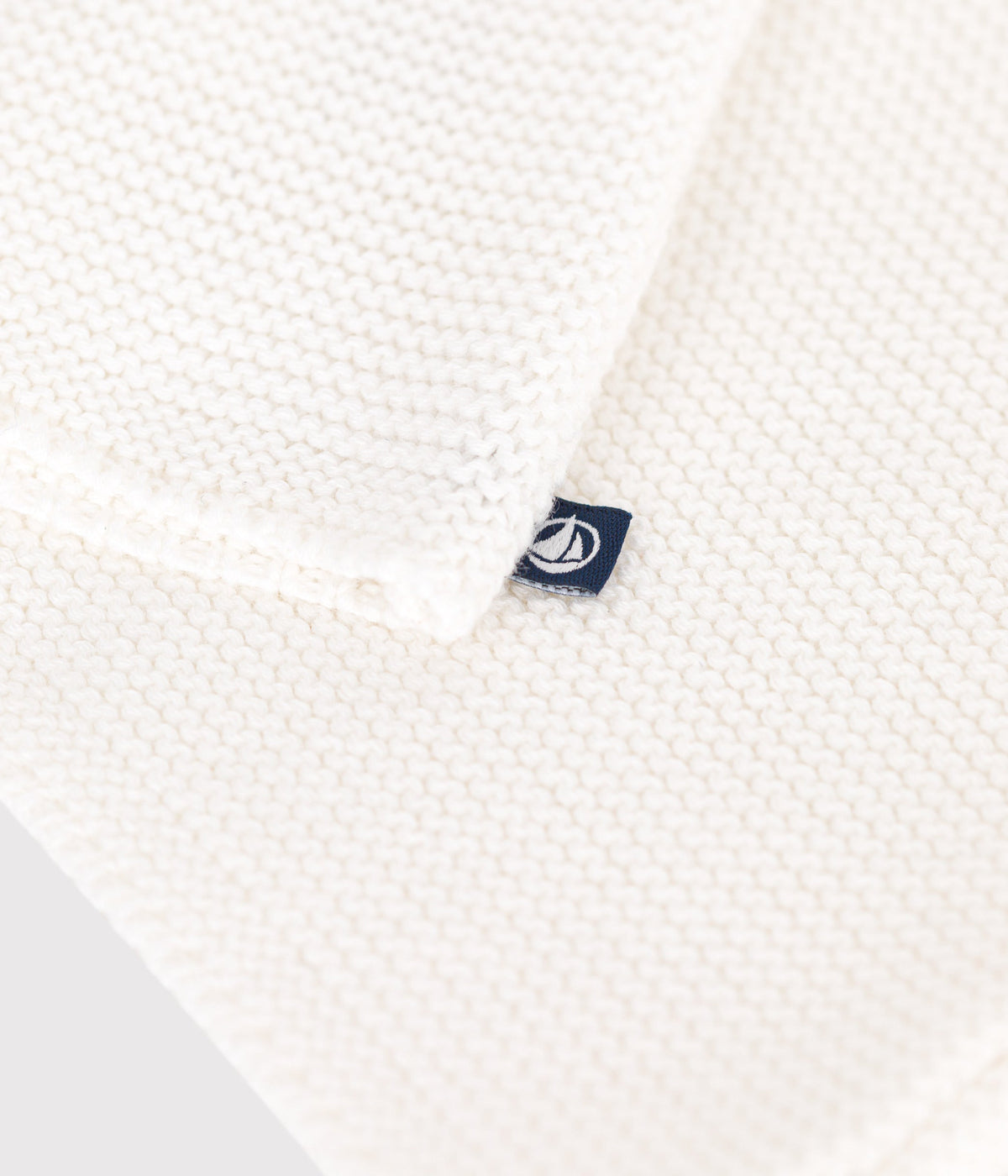 Cardigan bébé tricot point mousse en coton – Z1
