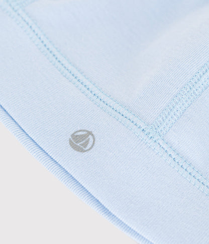 Bonnet bébé en coton uni