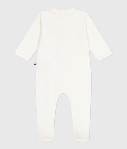 Pyjama bébé en tubique à col uni – D1