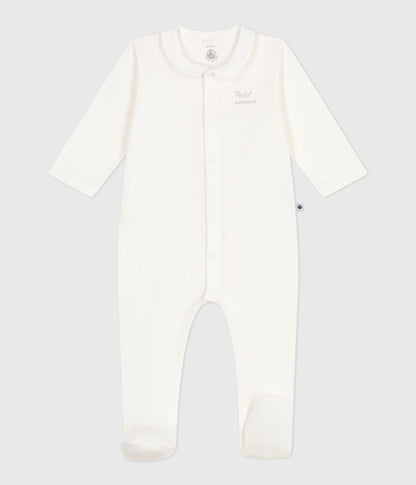 Pyjama bébé en tubique à col uni – F1