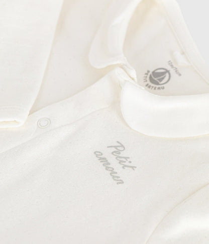 Pyjama bébé en tubique à col uni – Z1