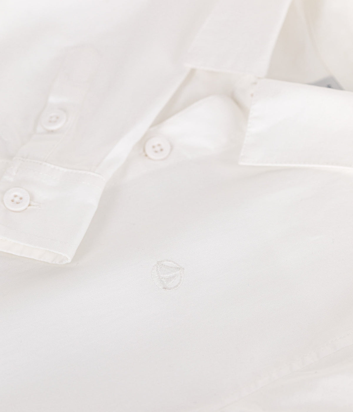 Chemise enfant en coton manches longues unie – Z1