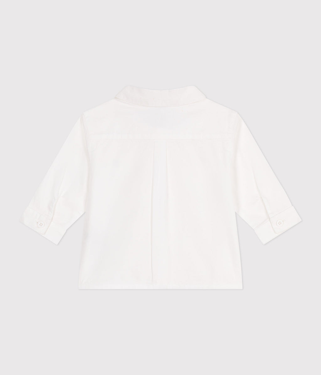 Chemise bébé en coton uni – D1