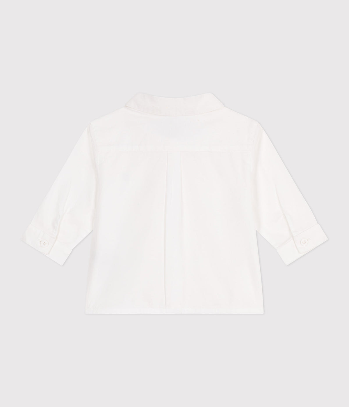 Chemise bébé en coton uni – D1