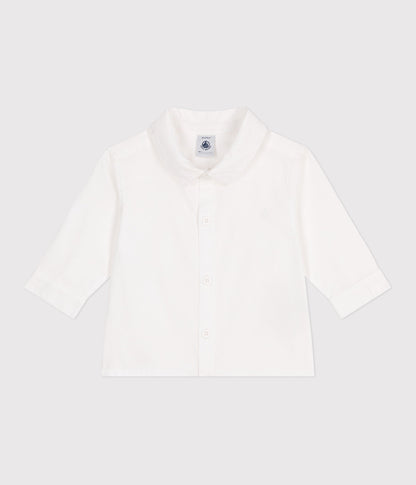 Chemise bébé en coton unie