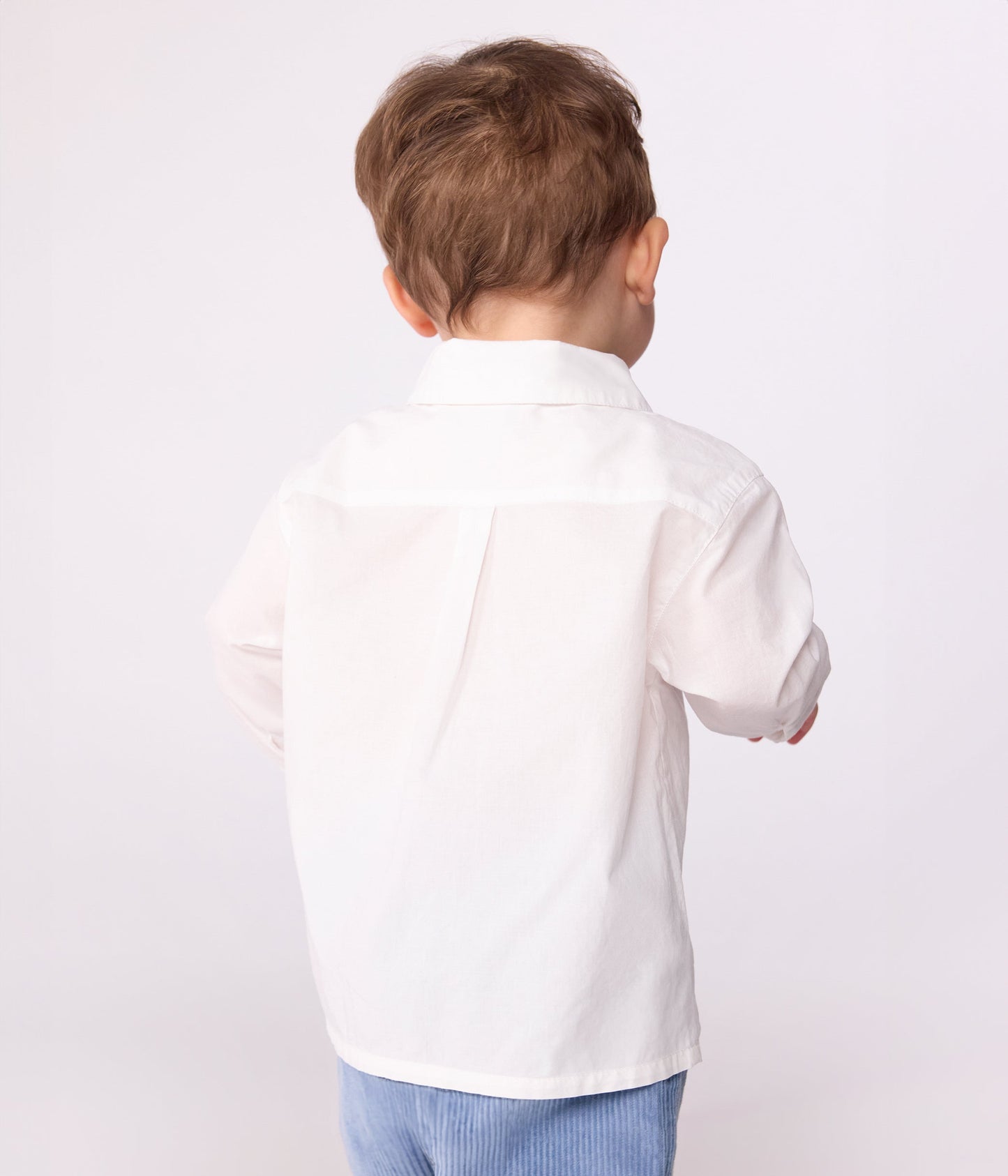 Chemise bébé en coton unie