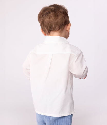 Chemise bébé en coton unie