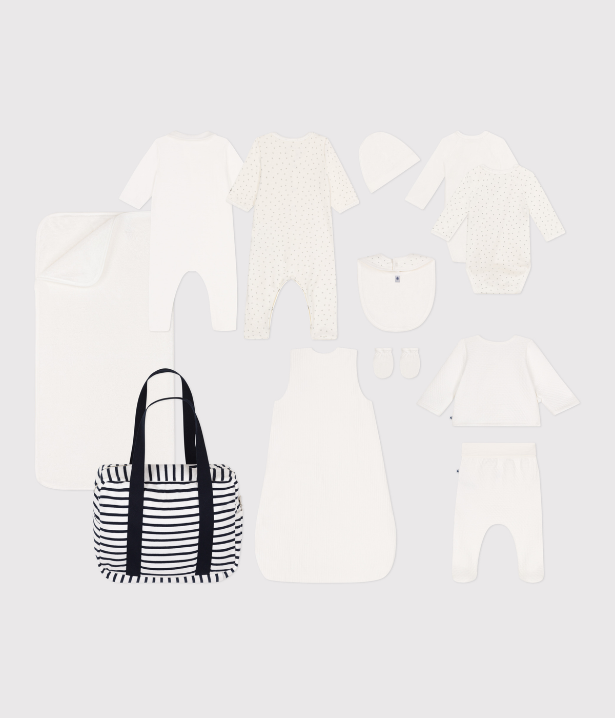 Valise maternité matières chaudes bébé