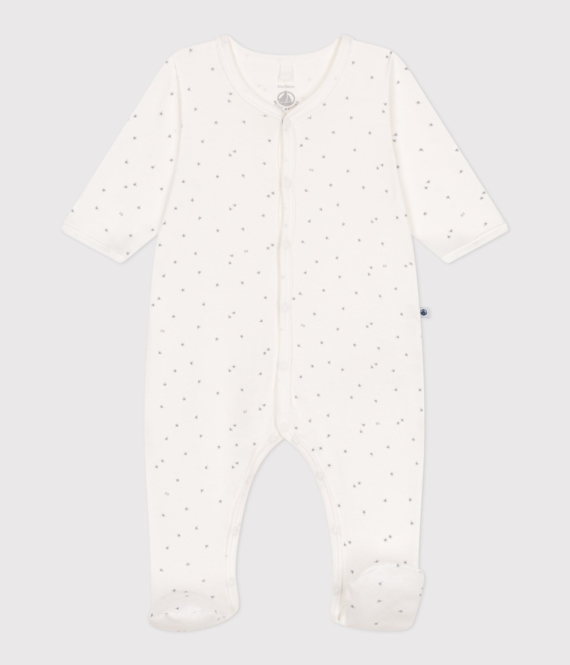 Pyjama bébé en coton petites étoiles – F1