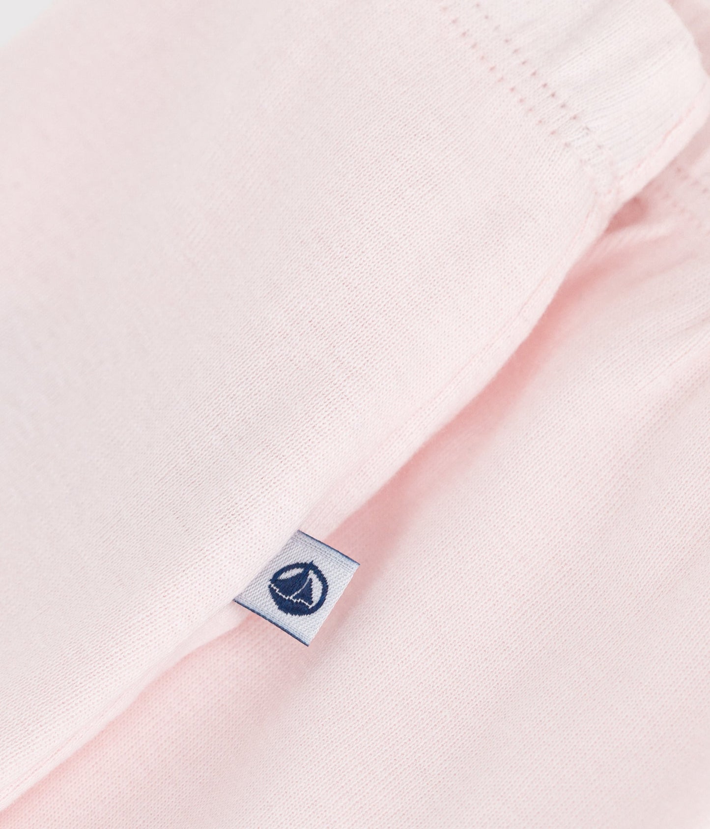 Pantalon à pied naissance en coton uni