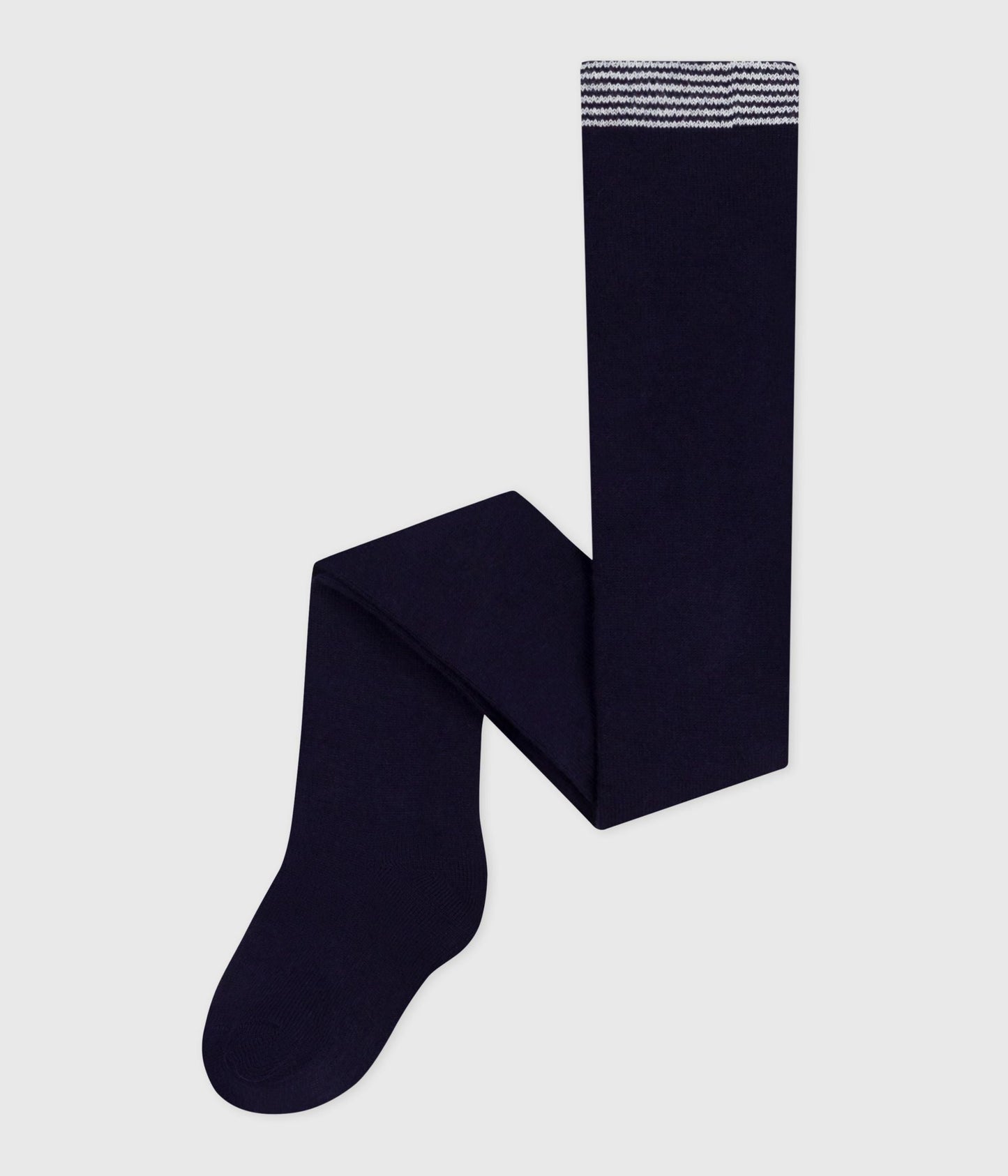 Collant bébé uni en jersey de coton