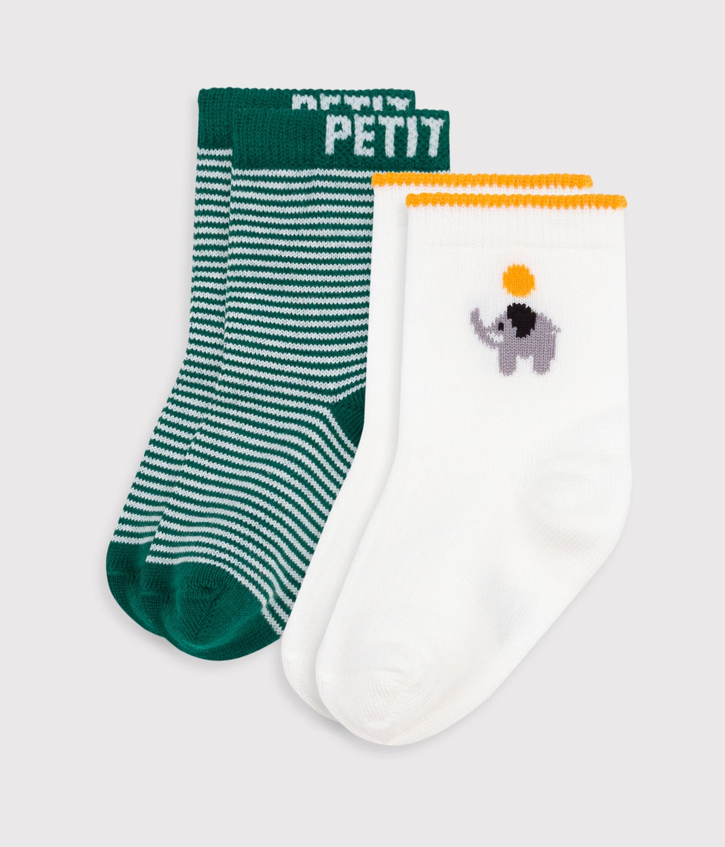 2 paires de chaussettes bébé en coton