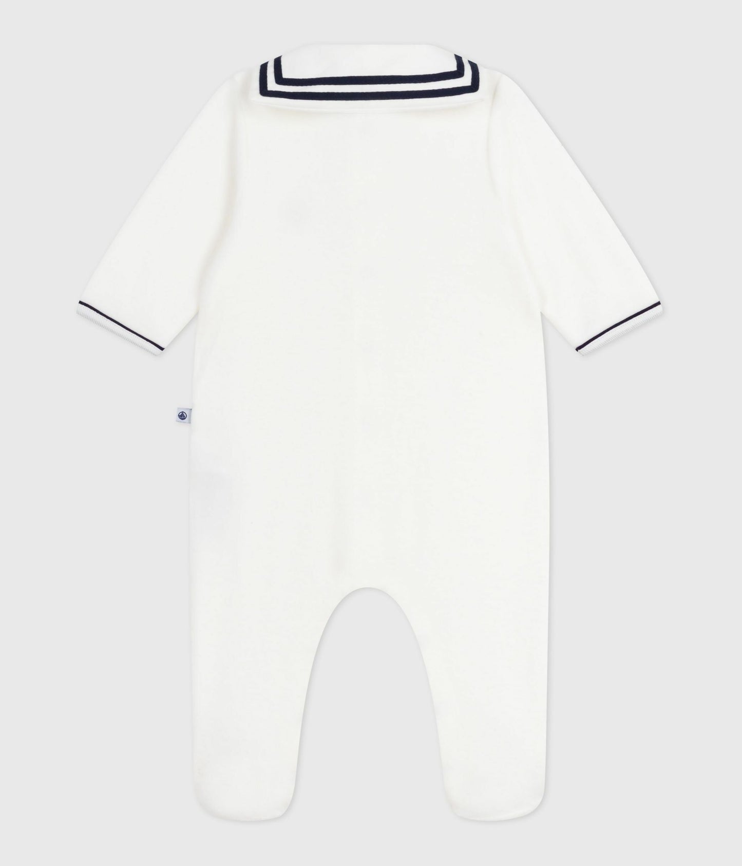 Pyjama bébé en velours à col vareuse – D1