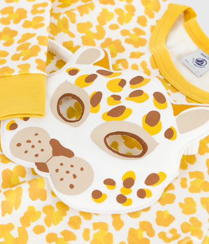 Pyjama déguisement enfant en coton imprimé léopard