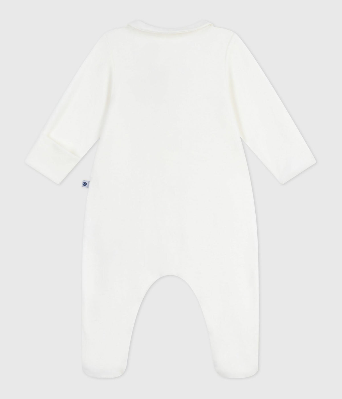 Pyjama bébé en velours à col uni – D1