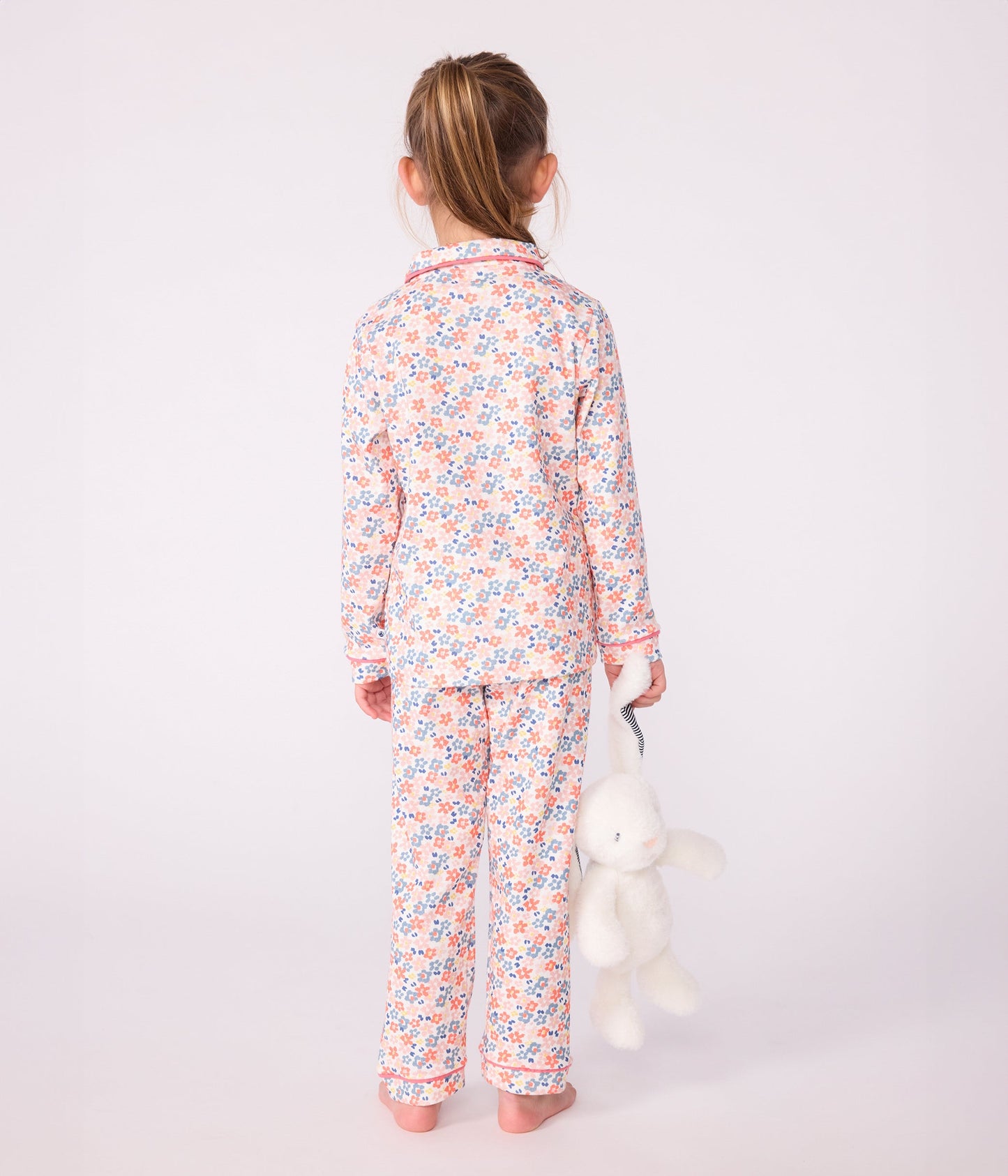 Pyjama boutonné enfant en coton imprimé