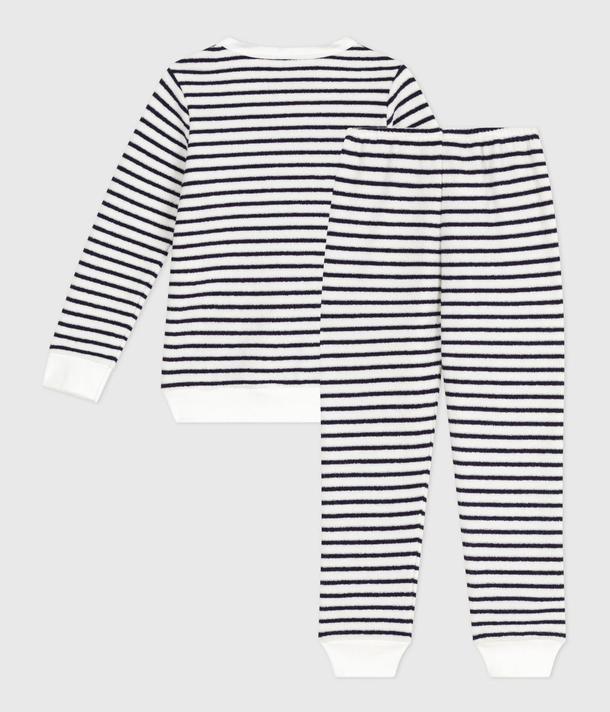 Pyjama enfant en coton éponge à rayures – D1