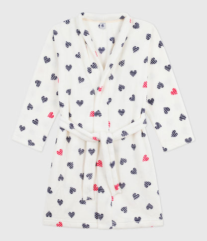 Robe de chambre enfant en polaire imprimé