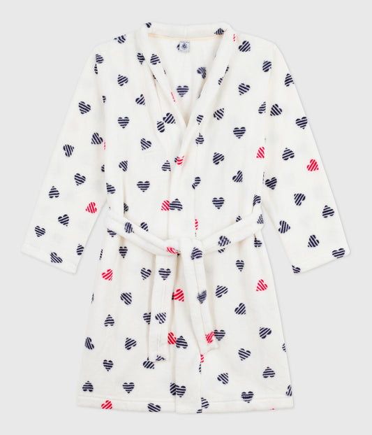 Robe de chambre enfant en polaire imprimé