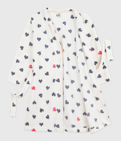 Robe de chambre enfant en polaire imprimé