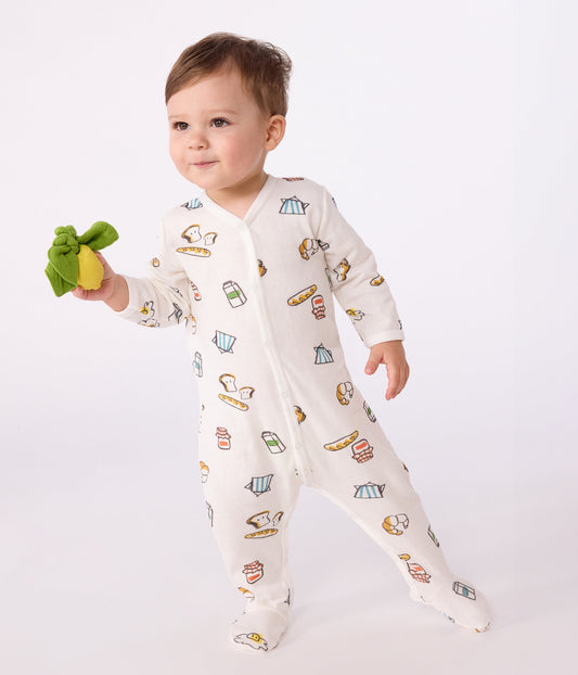Pyjama bébé en tubique imprimé
