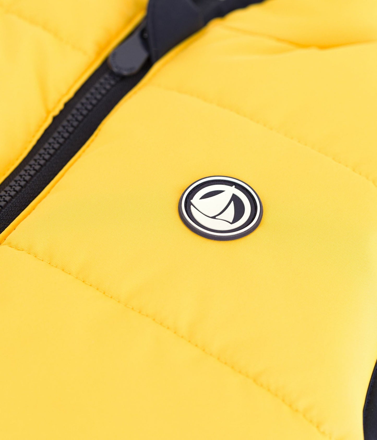 Doudoune enfant sans manche bicolore réversible