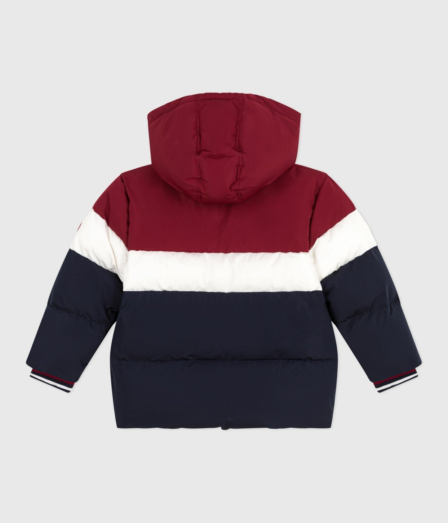 Doudoune enfant unie colorblock