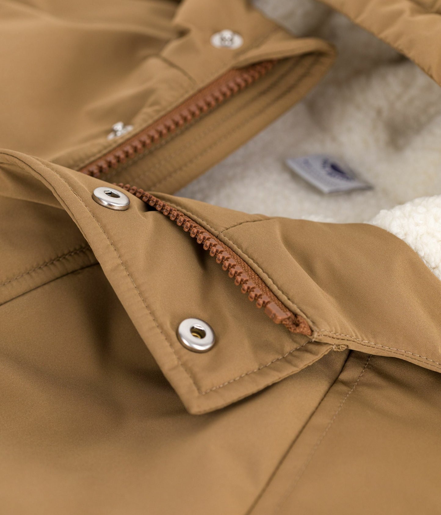 Parka enfant mi-longue unie