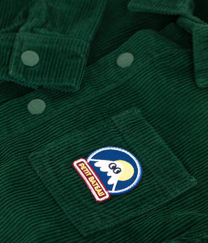 Chemise enfant en velours unie