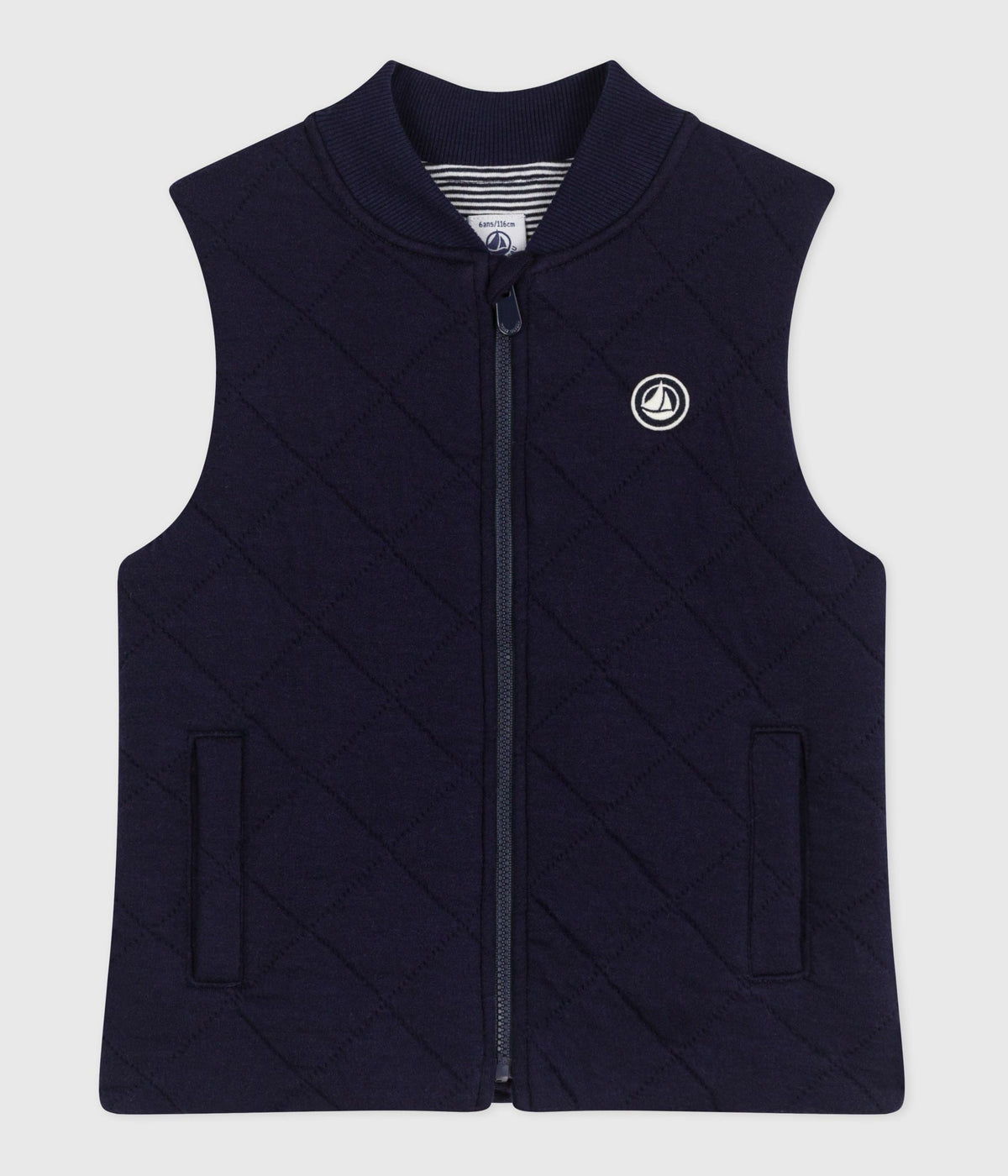 Children's plain sleeveless cotton vest