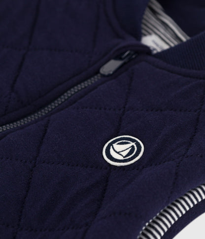 Gilet enfant en coton sans manche uni