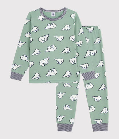 Pyjama enfant en molleton imprimé ours