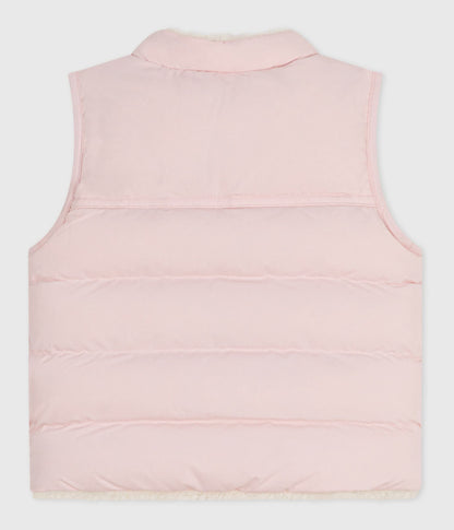 Doudoune bébé sans manche réversible – D1