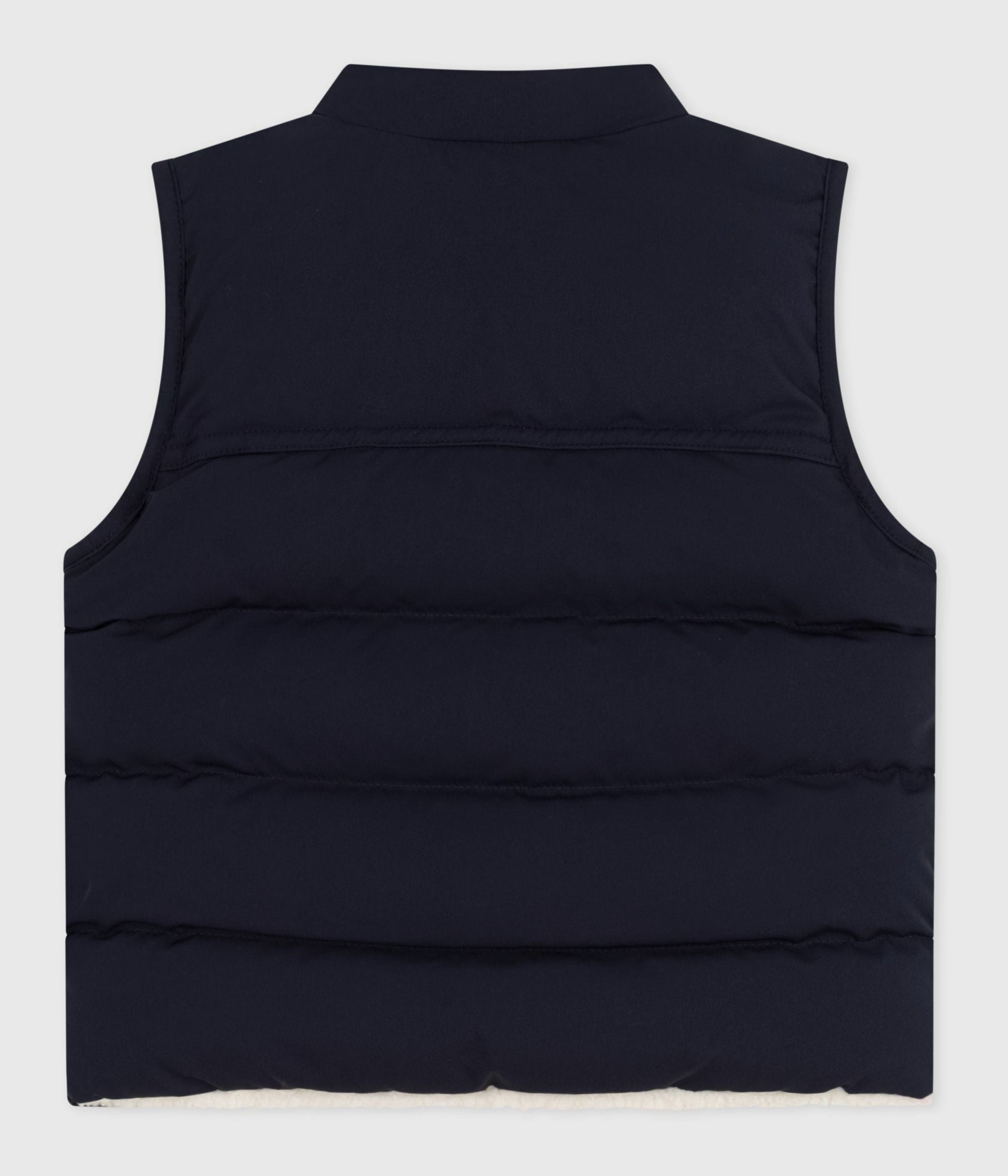 Doudoune bébé sans manche réversible – D1