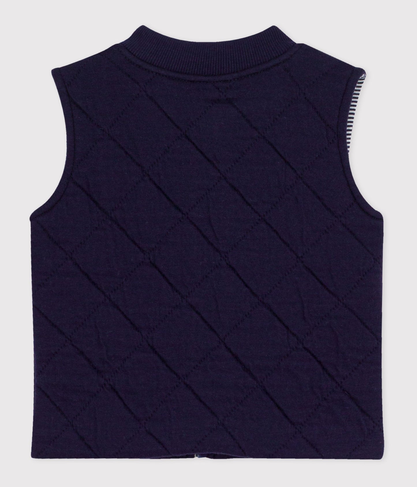 Doudoune bébé sans manche en coton matelassé