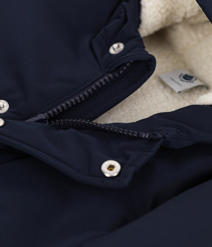Parka bébé mi-longue unie