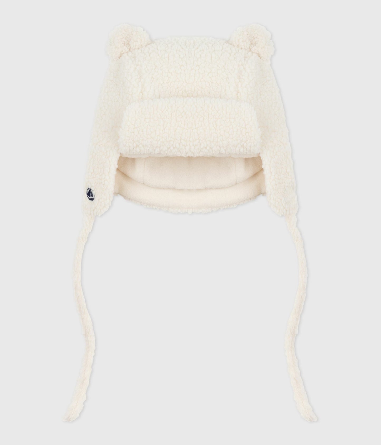 Chapka bébé en fausse fourrure doublée sherpa