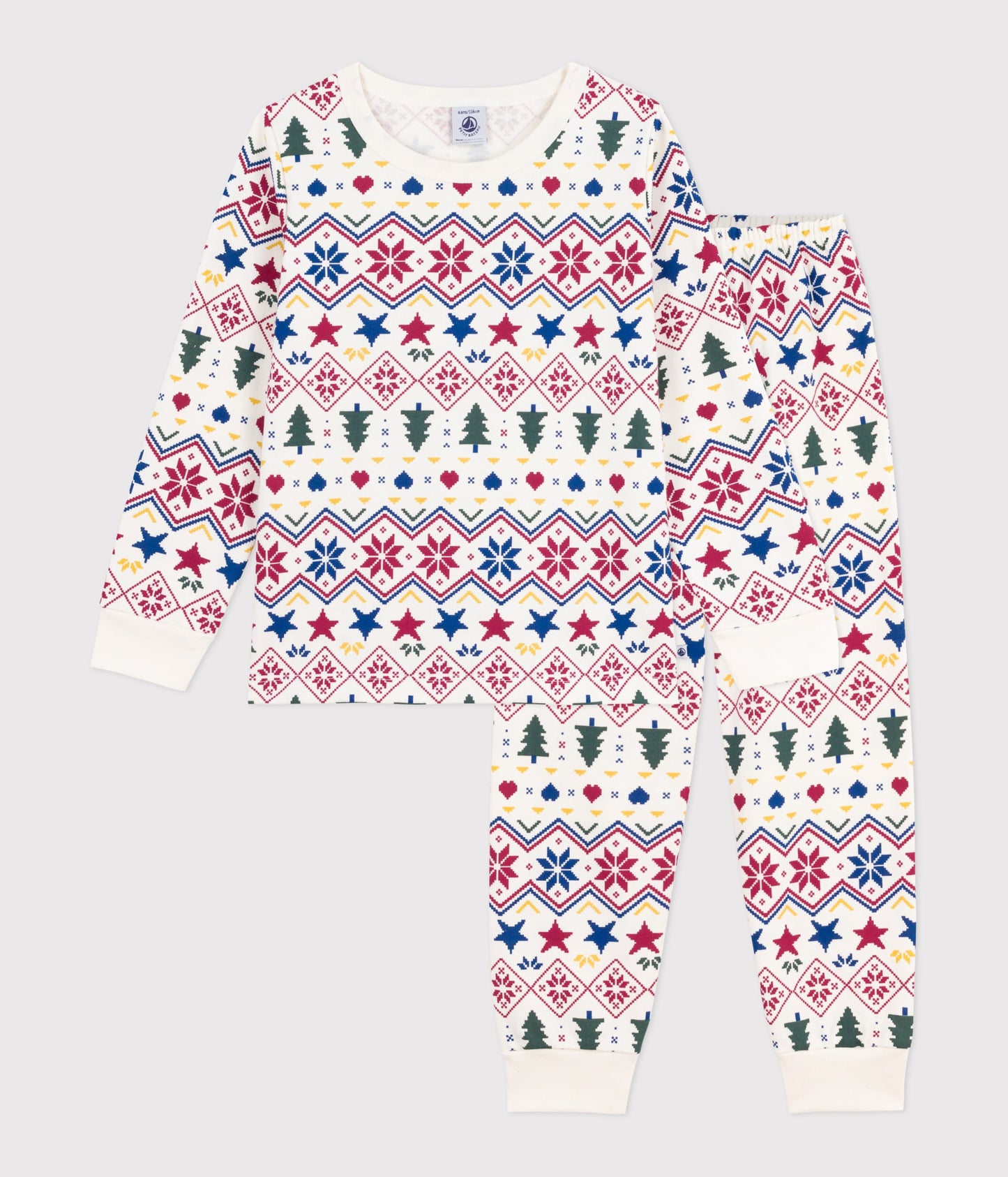Pyjama enfant en molleton imprimé Noël