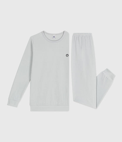 Pyjama enfant en velours uni