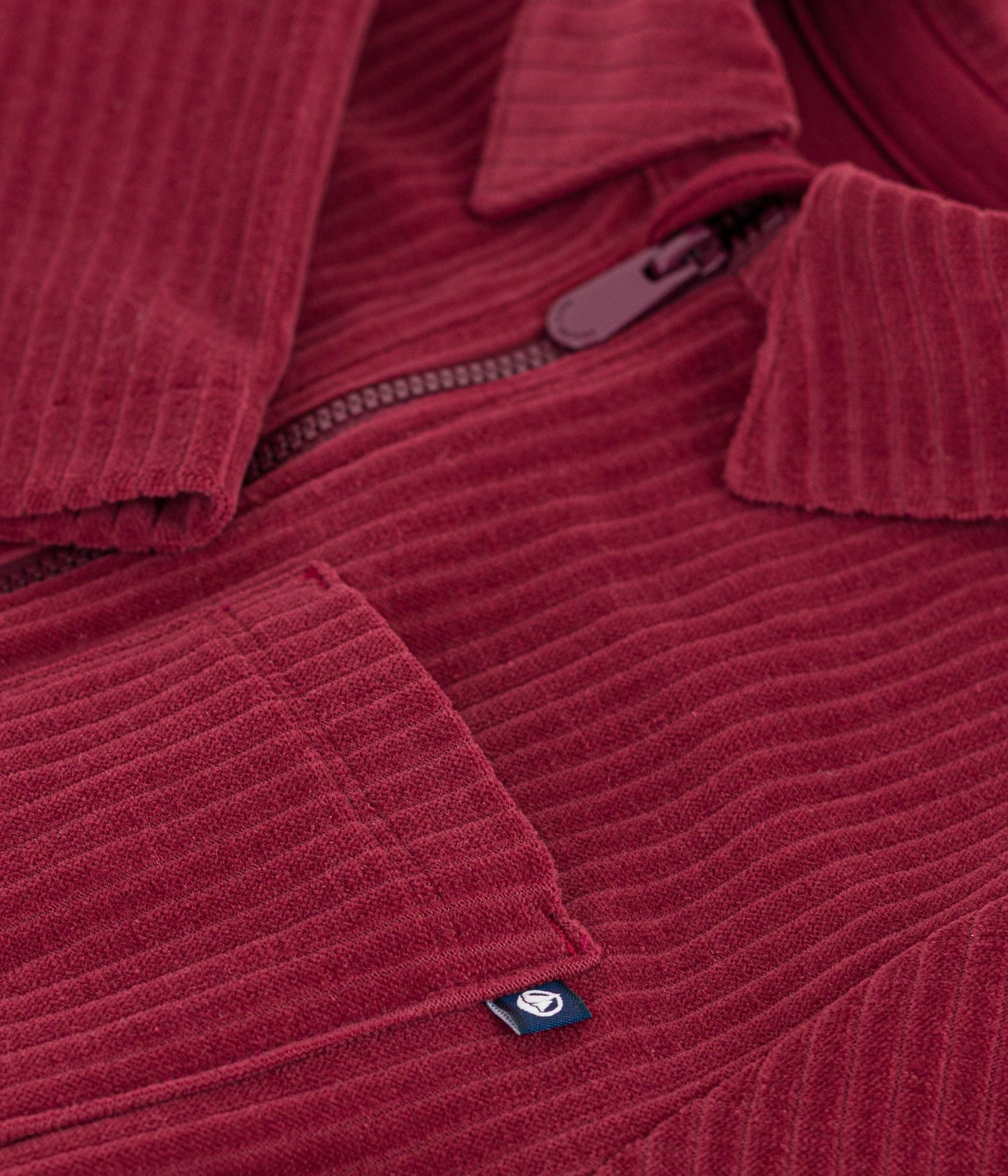 Combinaison enfant en bouclette velours longue unie