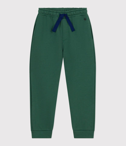 Pantalon de jogging enfant en coton uni