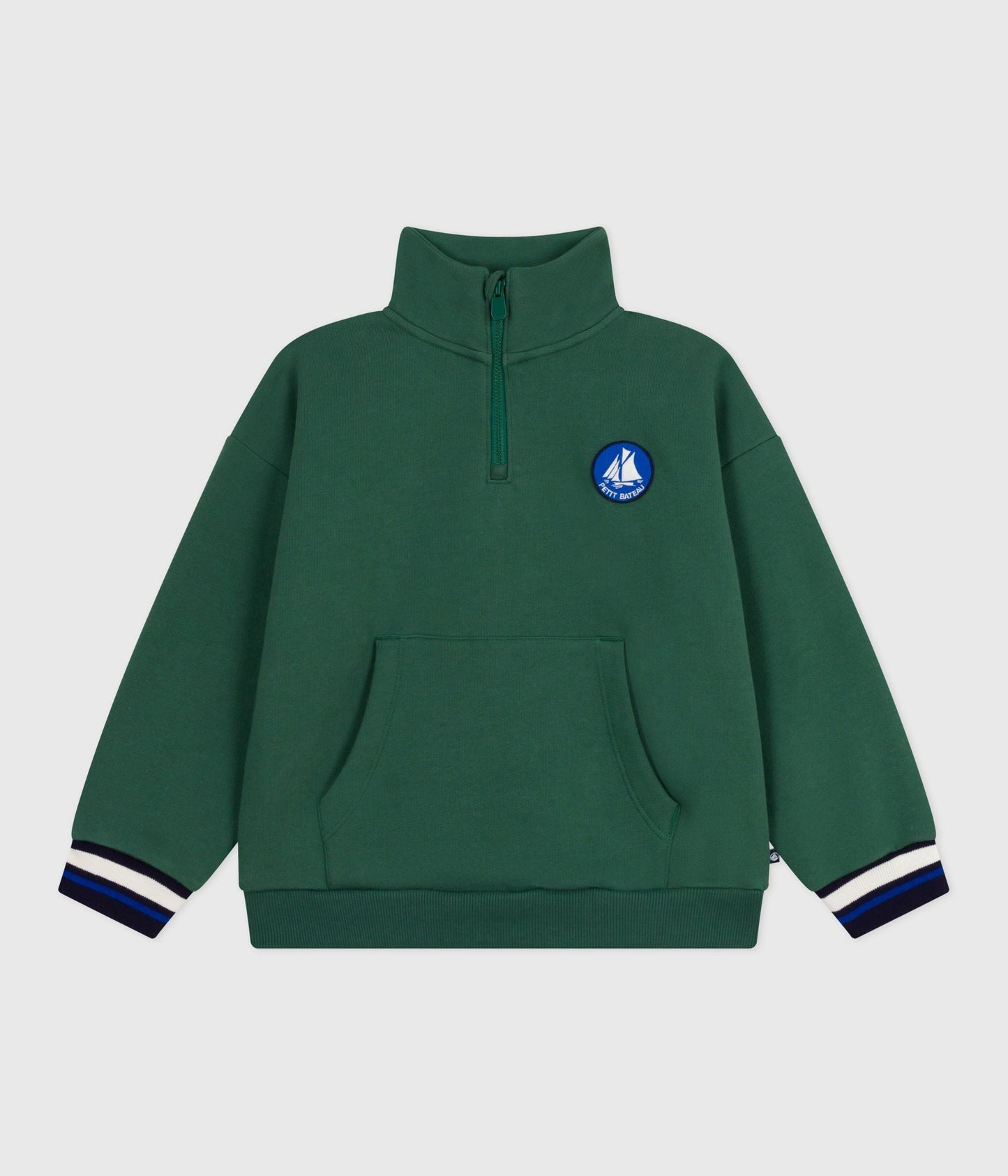 Sweatshirt camionneur enfant en coton uni